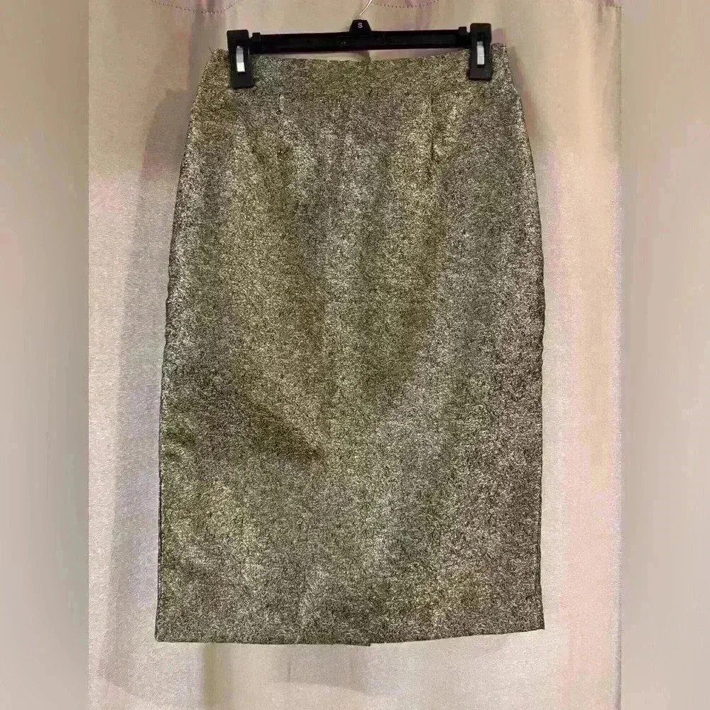 Women’s Gold&Black Worthington Pencil Line Skirt